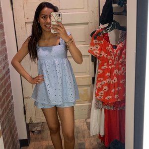 Urban Outfitters Blue Romper